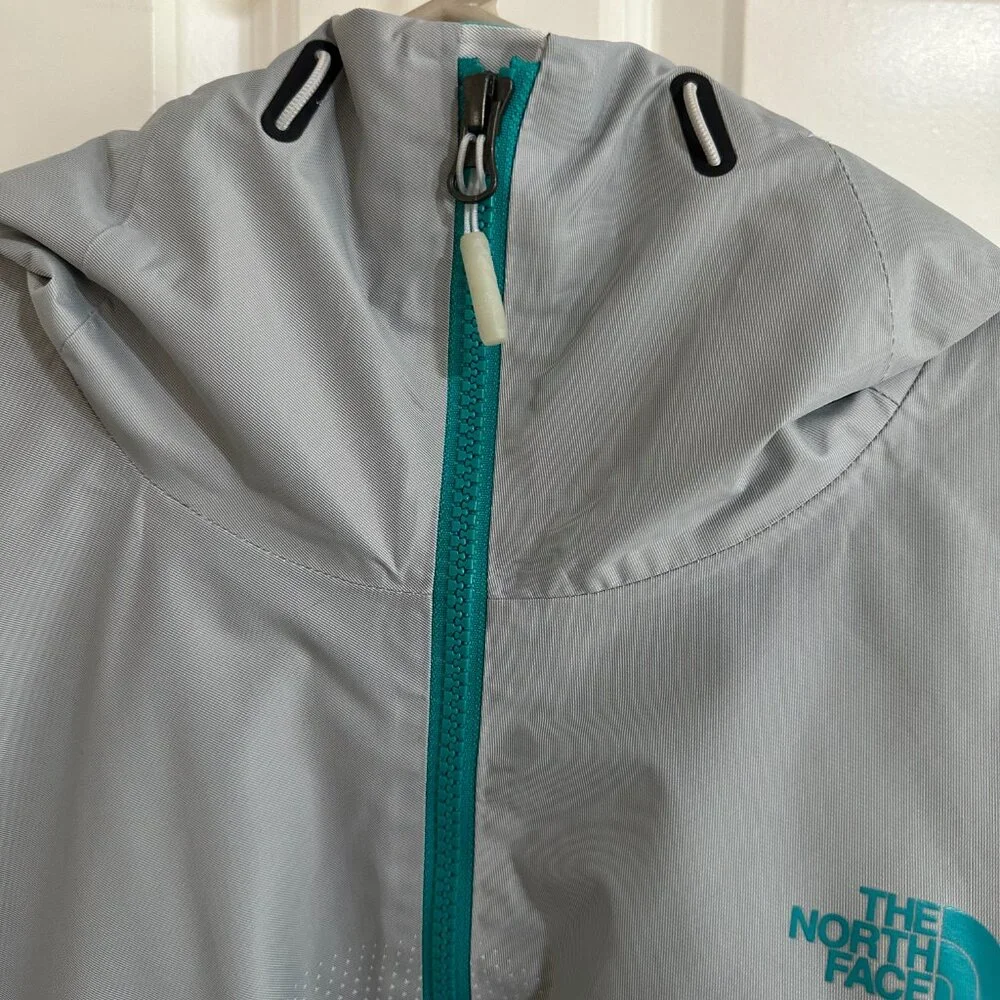 The North Face Women's Insulated Jacket XL HyVent Primaloft Teal Grey - Picture 2 of 14